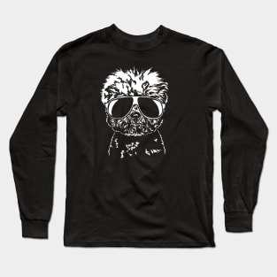 Bichon Frise sunglasses cool dog Long Sleeve T-Shirt